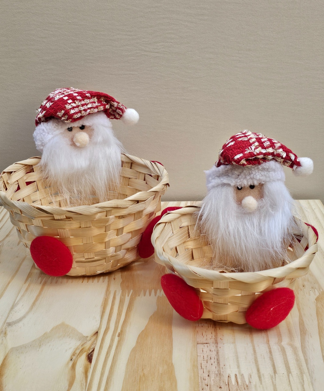 Cestinhos de Natal (Kit Com 2) - Cuca Maluca Festas