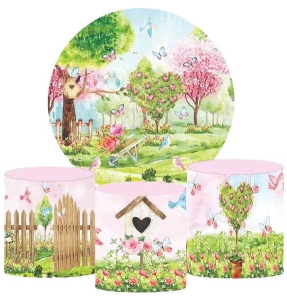 Jardim Encantado - Kit de Capas - Cuca Maluca Festas