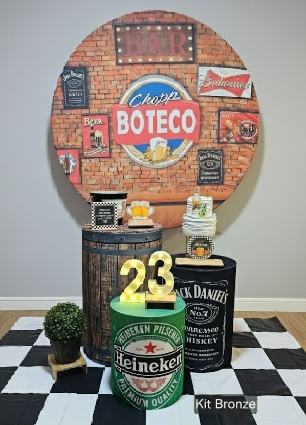 Boteco - Kit 4 Bronze - Cuca Maluca Festas