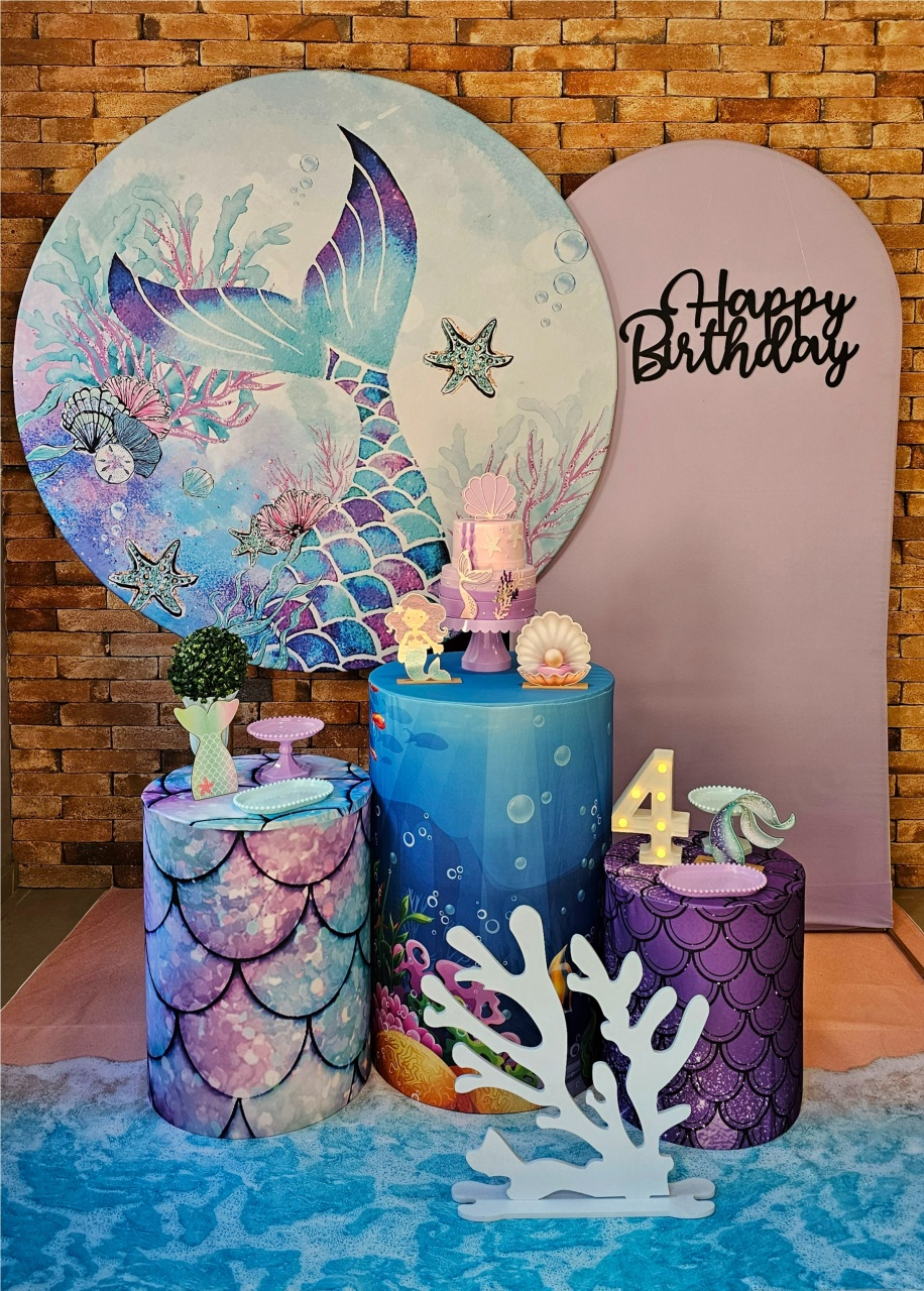 Sereia - Kit Prata - Cuca Maluca Festas