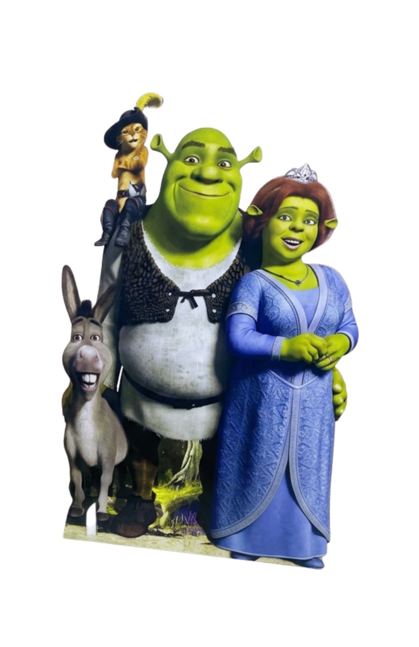 Shrek E Fiona - Display de Chão - Cuca Maluca Festas