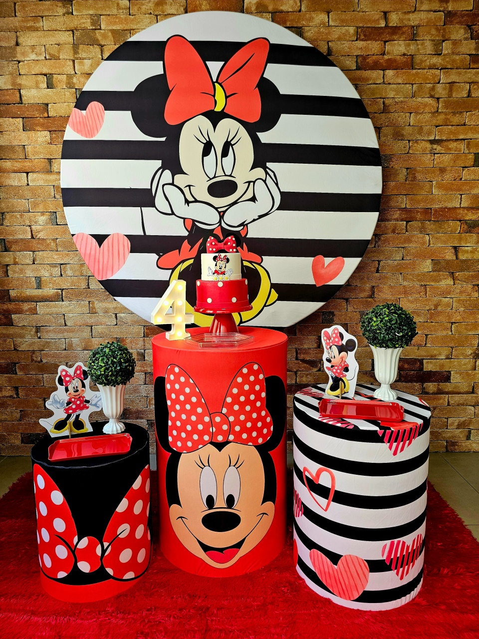 Minnie - Kit 1 Bronze - Cuca Maluca Festas