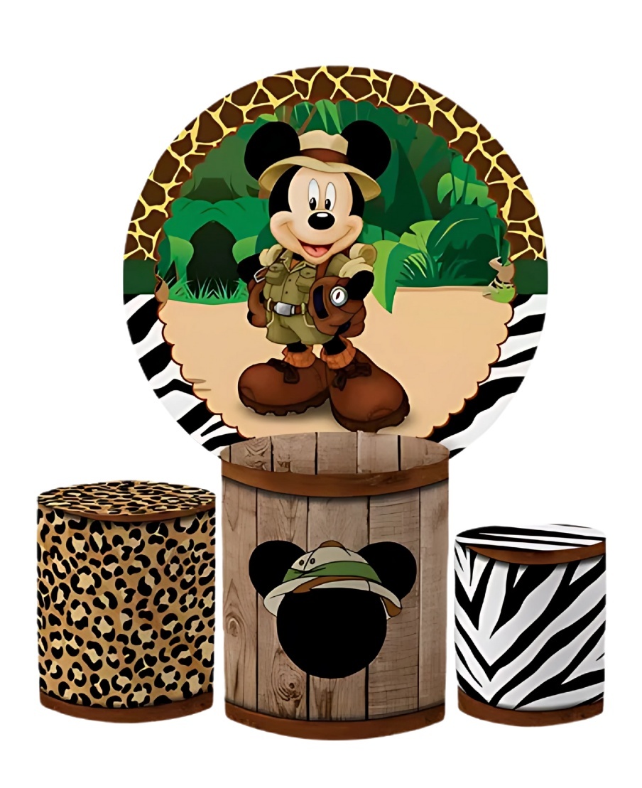 Mickey Safari - Kit Ouro - Cuca Maluca Festas