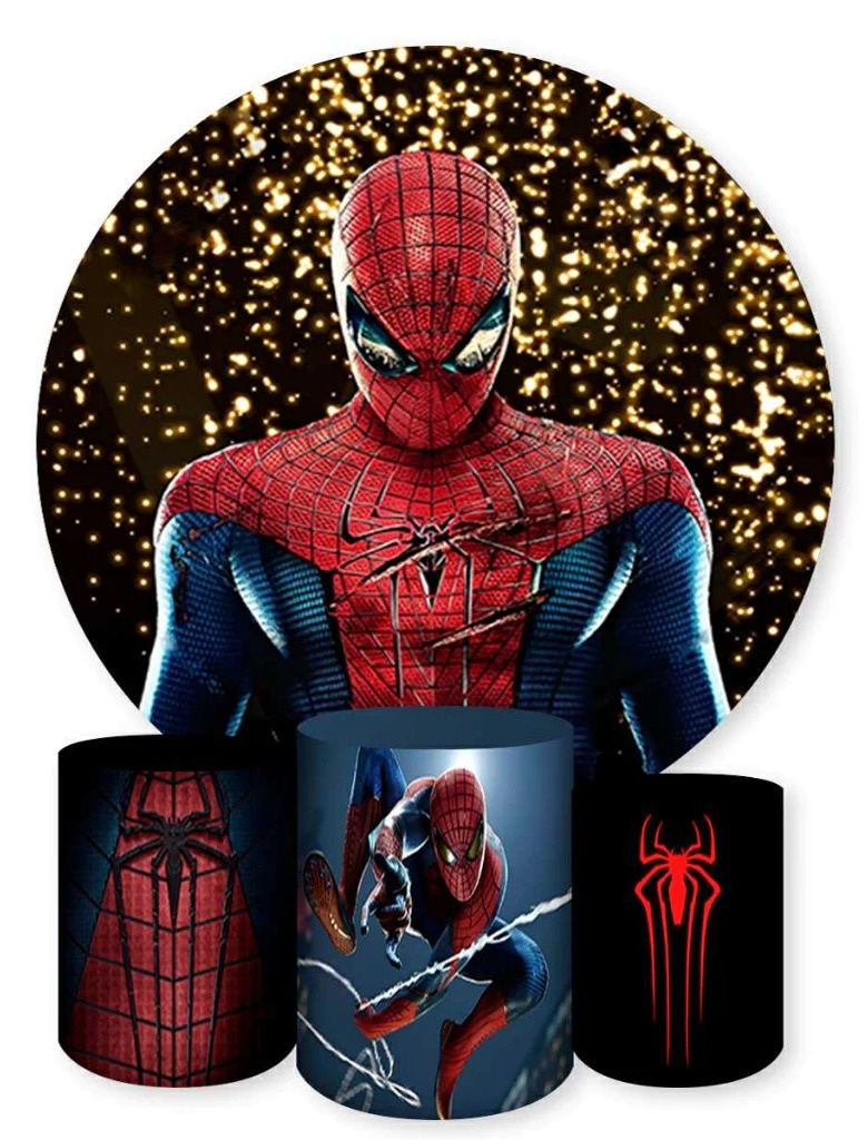 Homem Aranha - Kit de Capas - Cuca Maluca Festas