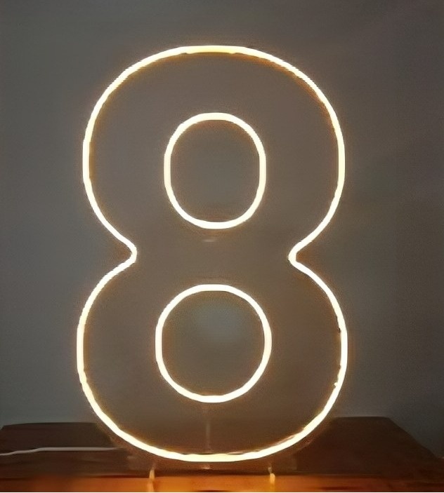 Led 50Cm - Nr. 8 - Cuca Maluca Festas