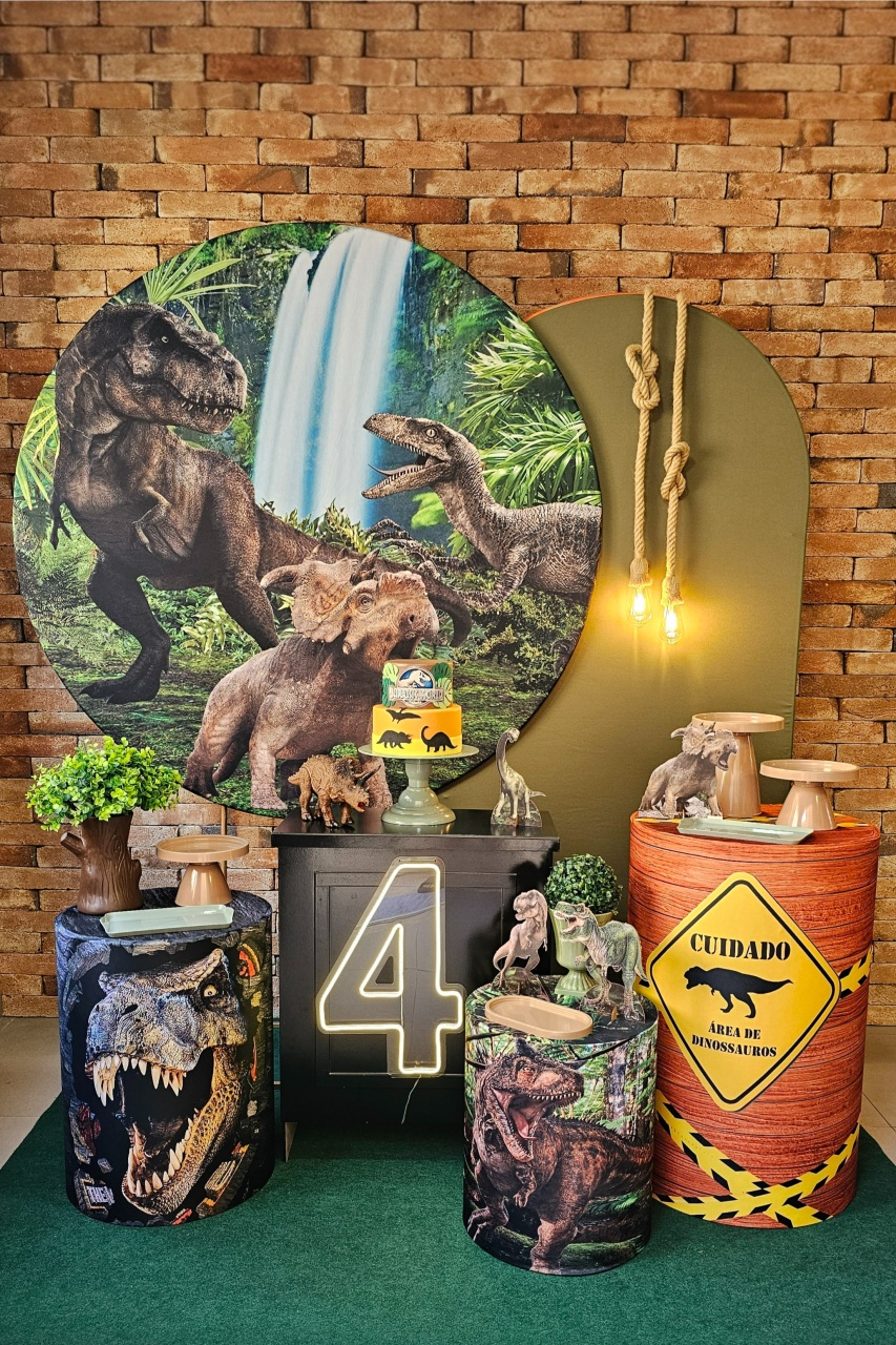 Dinossauros - Kit Ouro - Cuca Maluca Festas