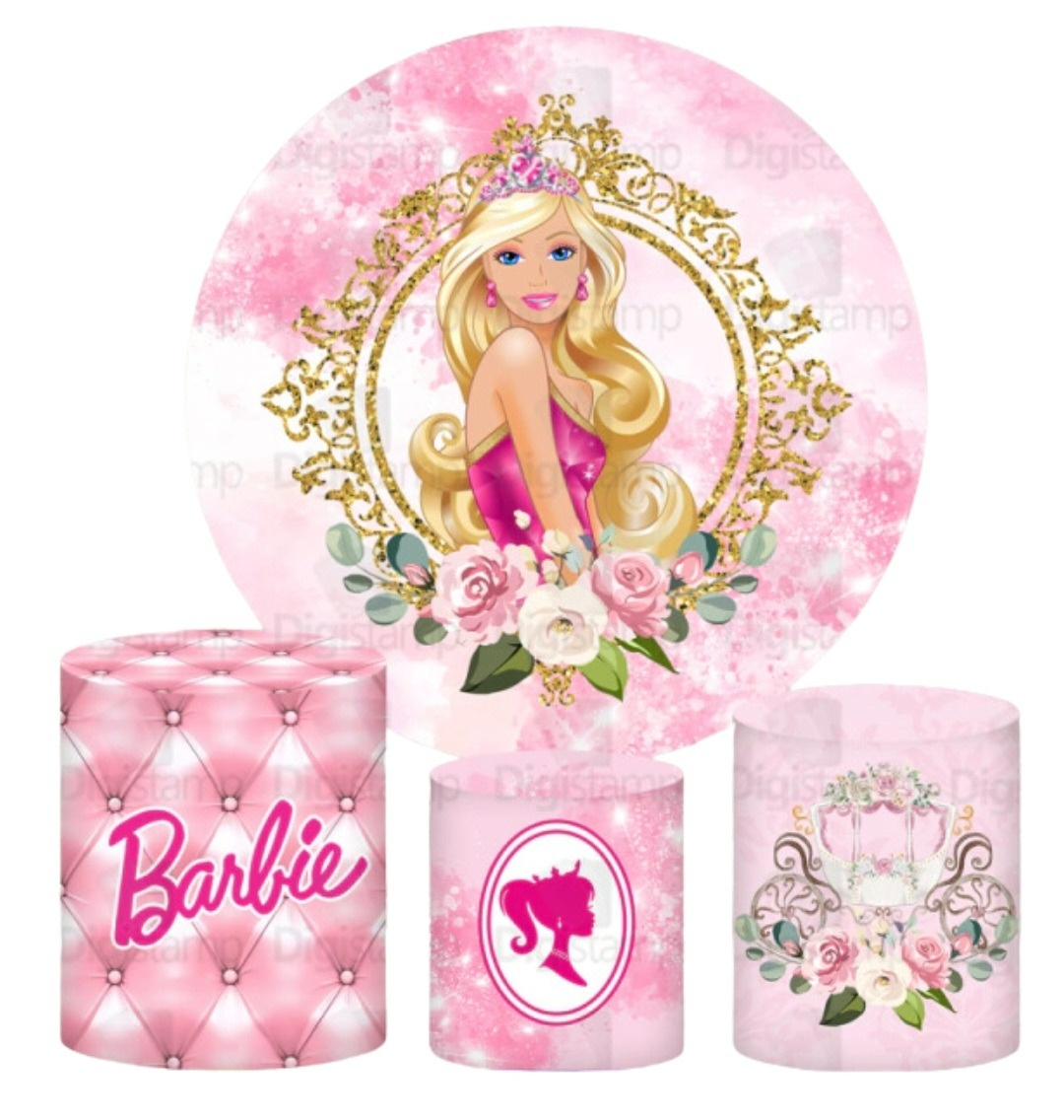 Barbie - Kit Prata - Cuca Maluca Festas