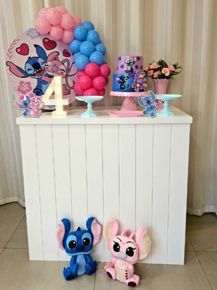 Stitch - Mini Kit Com Mesa - Cuca Maluca Festas