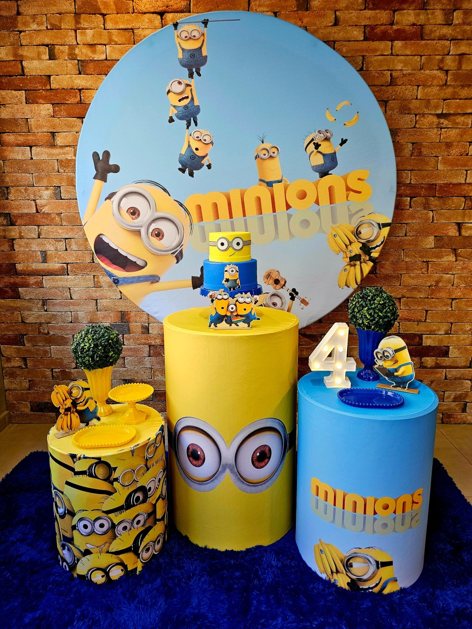 Minions - Kit Bronze - Cuca Maluca Festas