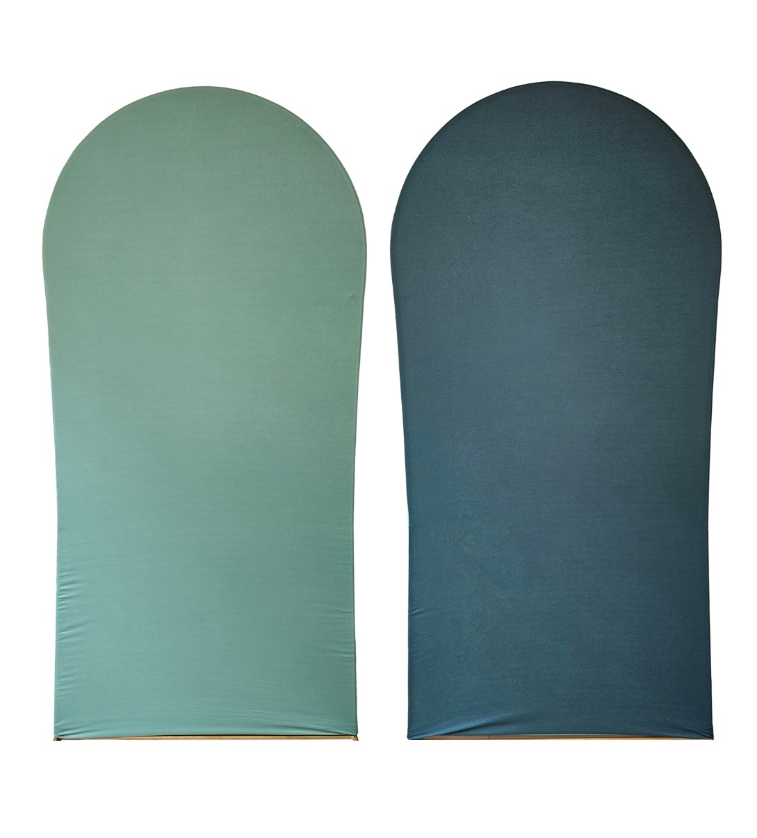Liso Verde Menta E Verde Escuro - Capa Painel Romano Dupla Face  - Cuca Maluca Festas