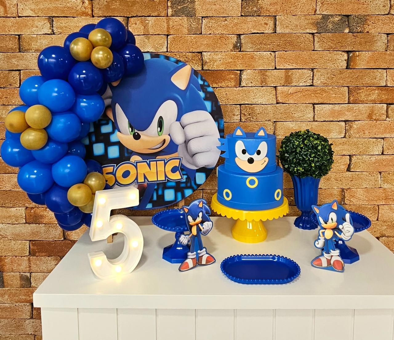 Sonic - Mini Kit - Cuca Maluca Festas