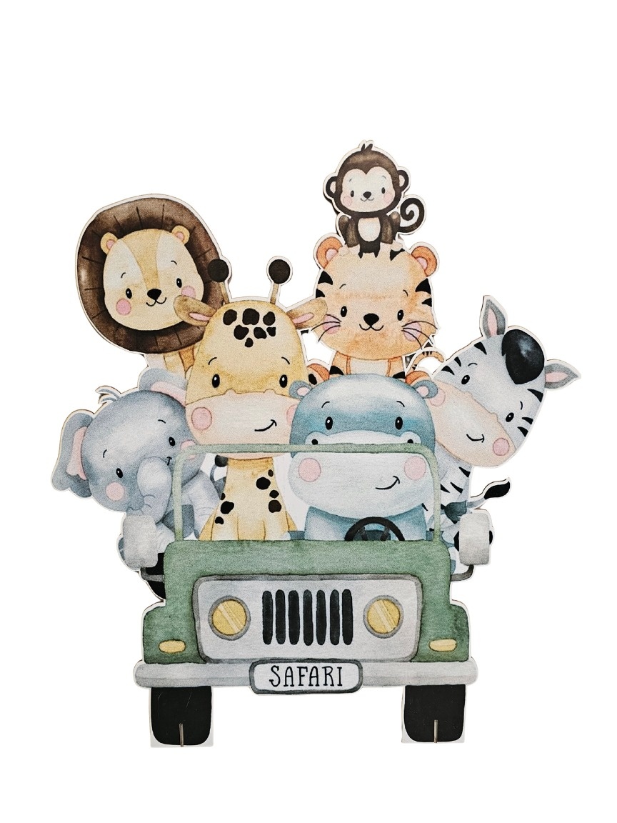 Safari (Jeep) - Display de Chão - Cuca Maluca Festas