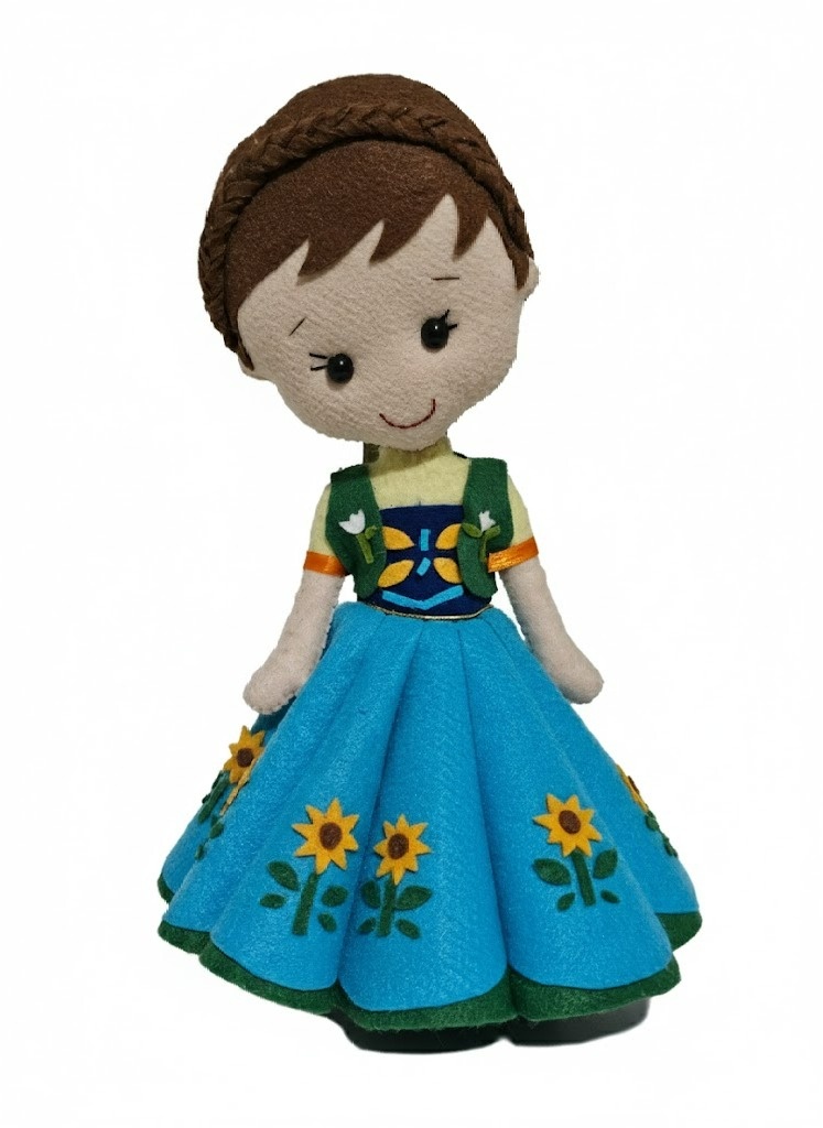 Frozen (Anna) - Feltro - Cuca Maluca Festas