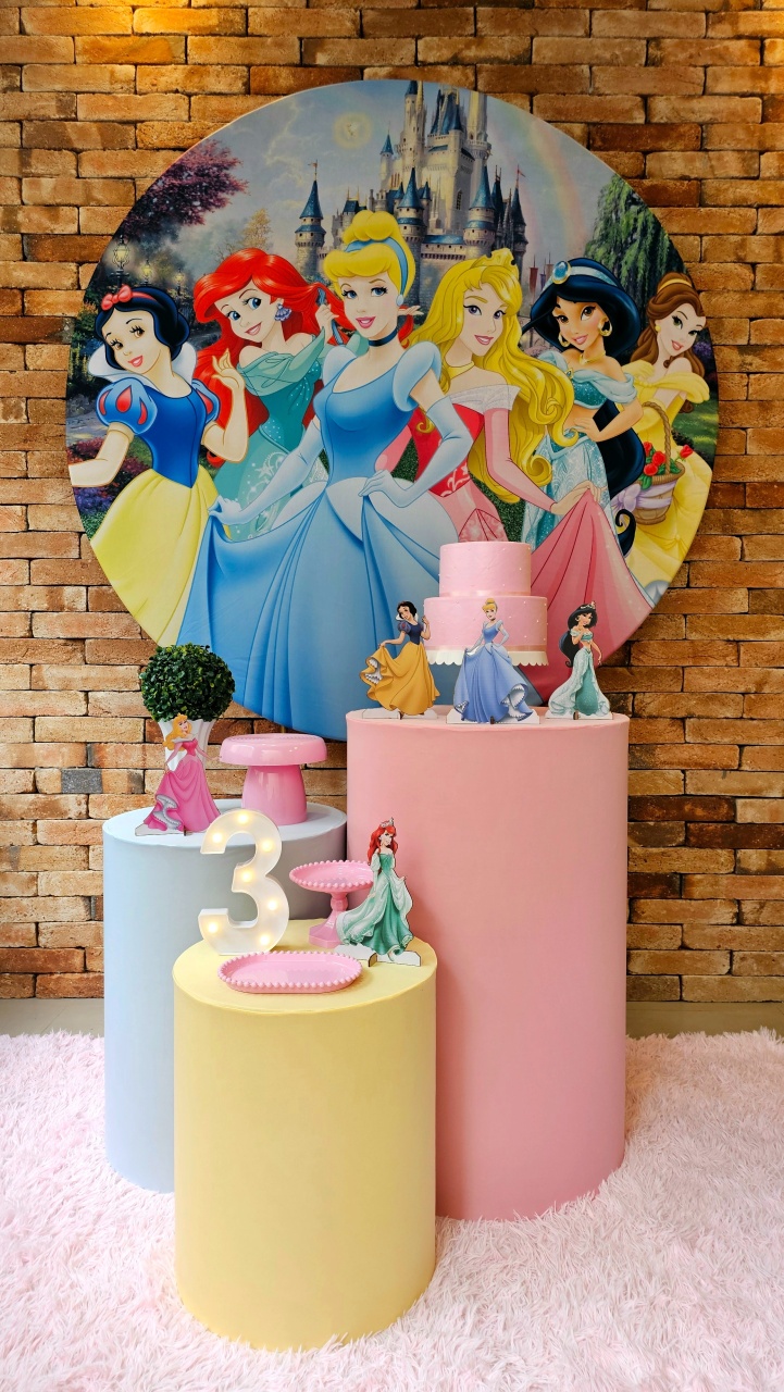 Princesas - Kit Bronze - Cuca Maluca Festas