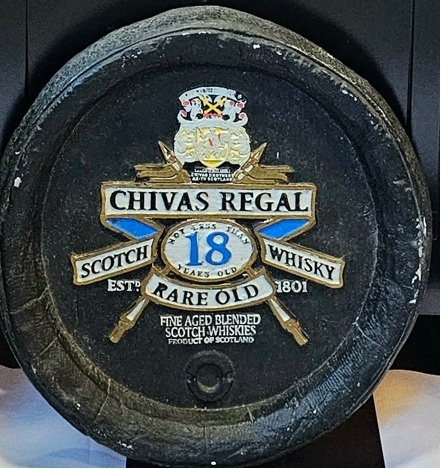 Placa de Gesso Chivas (Boteco) - Cuca Maluca Festas