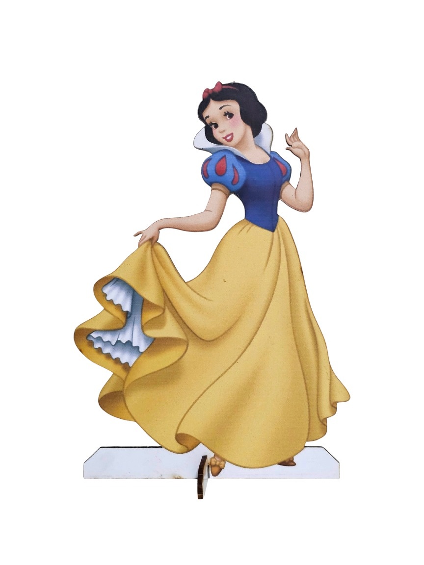 Princesas (Branca de Neve) - Display de Mesa - Cuca Maluca Festas