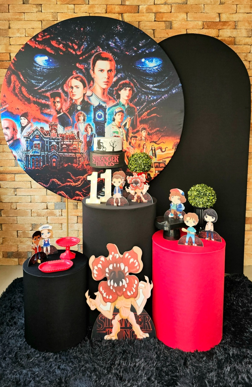 Stranger Things - Kit 2 Prata - Cuca Maluca Festas