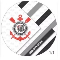 Corinthians - Capa Mini Painel 50Cm - Cuca Maluca Festas