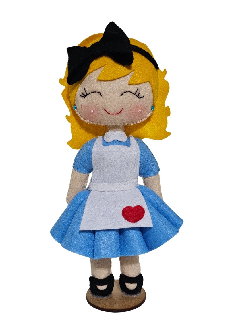 Alice - Feltro - Cuca Maluca Festas