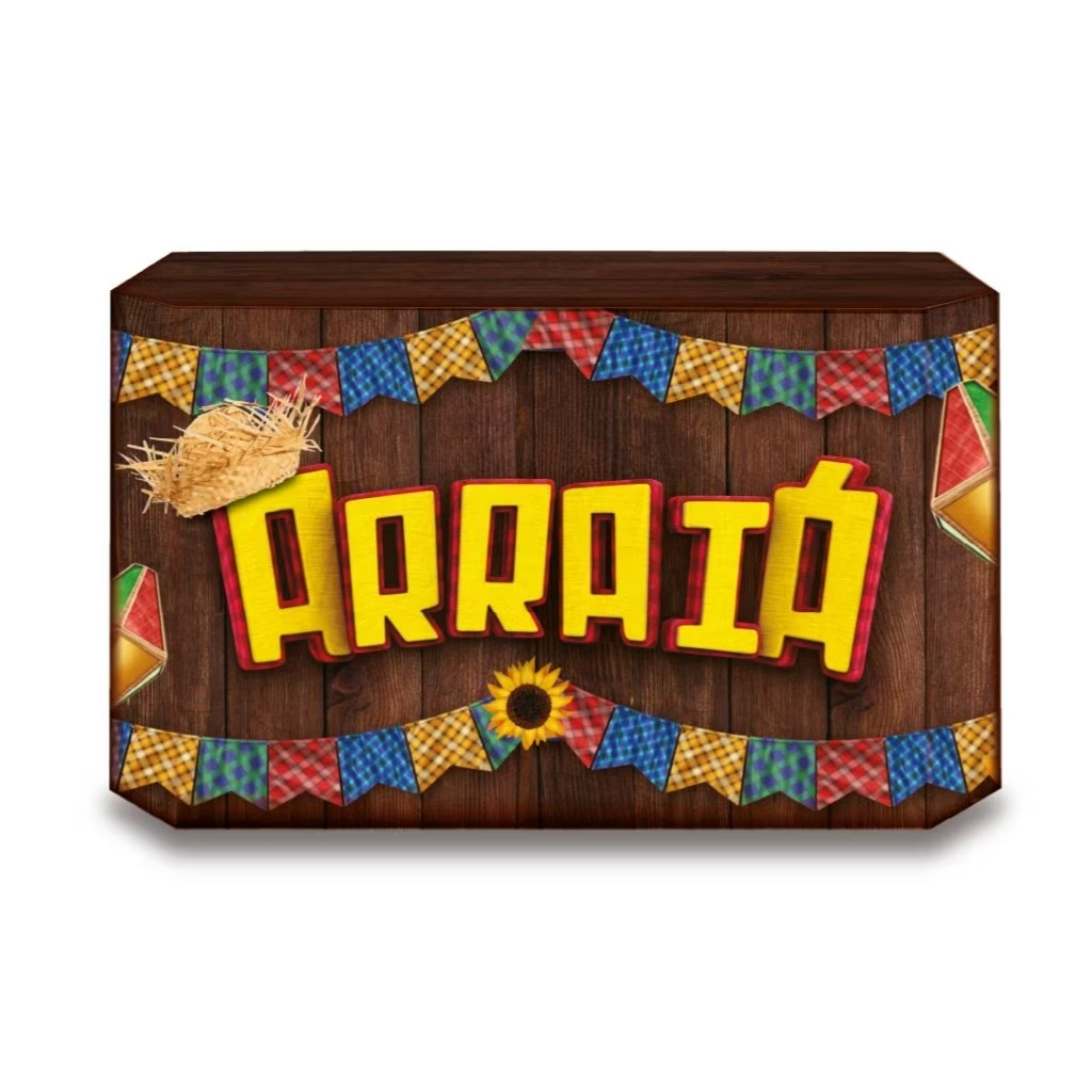 Capa Para Mesas Festa Junina (Opção 1) - Cuca Maluca Festas