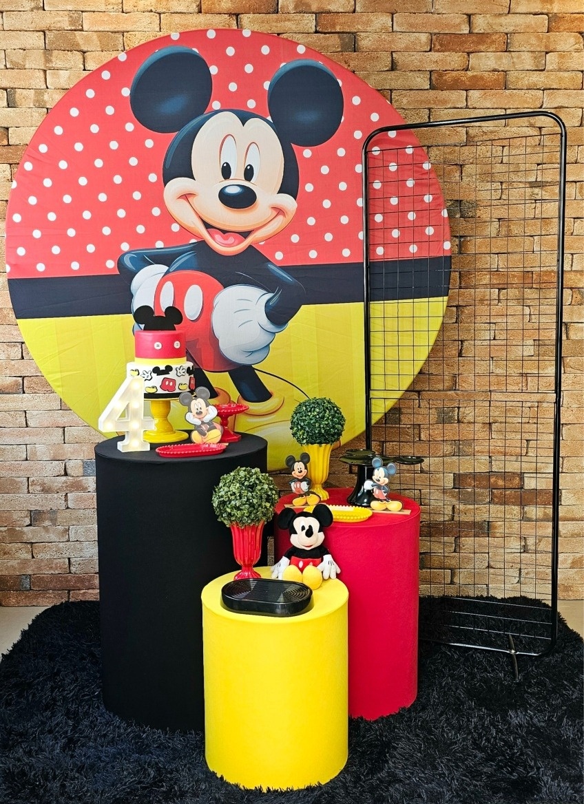 Mickey - Kit Prata - Cuca Maluca Festas