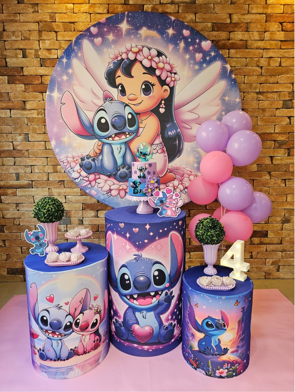Stitch - Kit Bronze - Cuca Maluca Festas