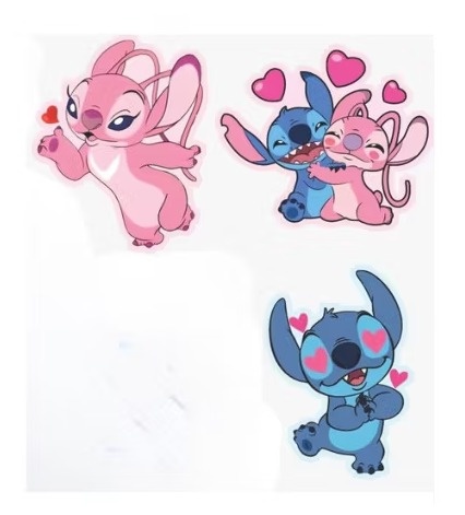 Stitch - Kit 3 Displays de Mesa  - Cuca Maluca Festas