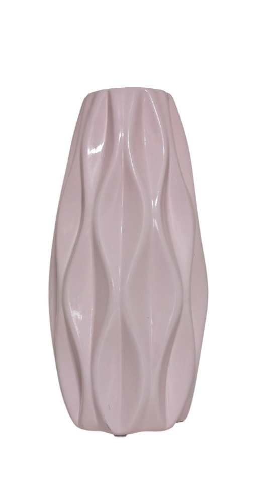 Vaso de Cerâmica Rosa  - Cuca Maluca Festas