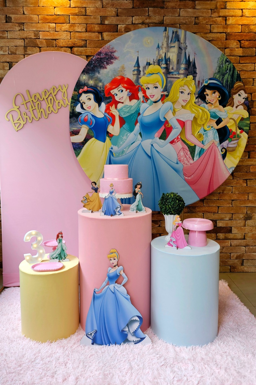 Princesas - Kit Prata - Cuca Maluca Festas