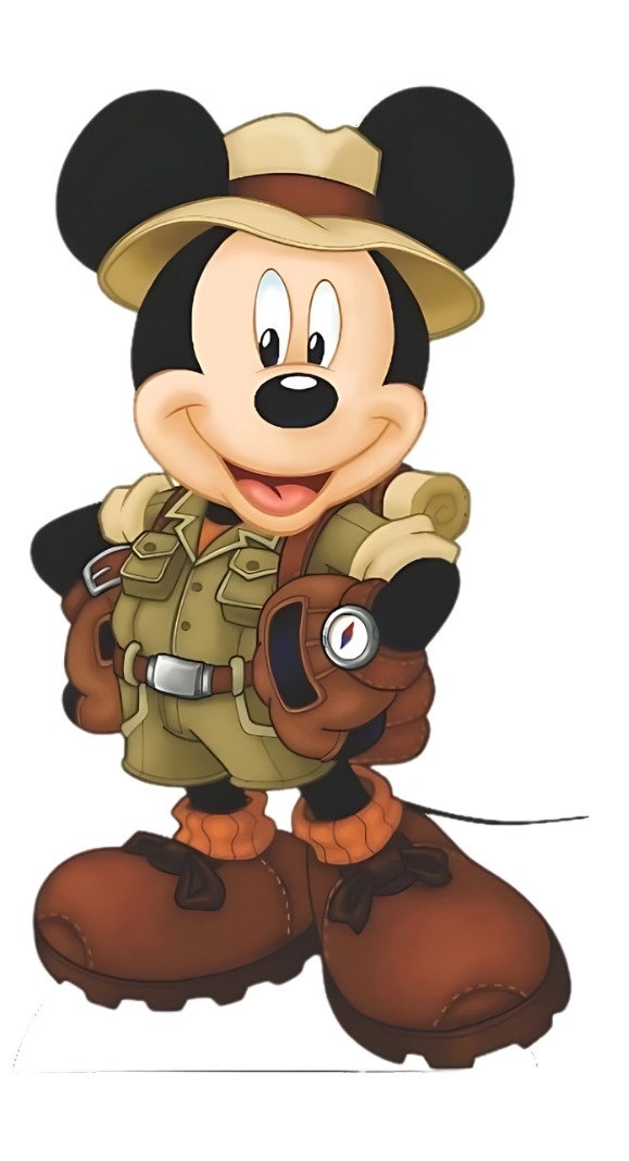 Mickey Safari - Display de Chão - Cuca Maluca Festas