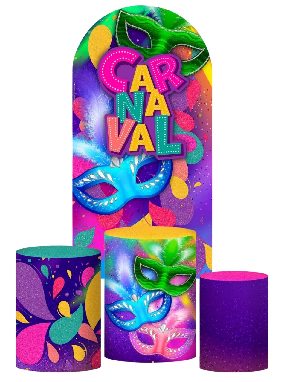 Carnaval - Kit de Capas - Cuca Maluca Festas