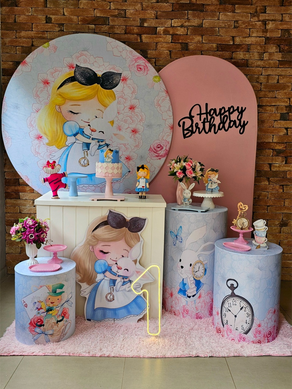 Alice - Kit 3 Ouro - Cuca Maluca Festas