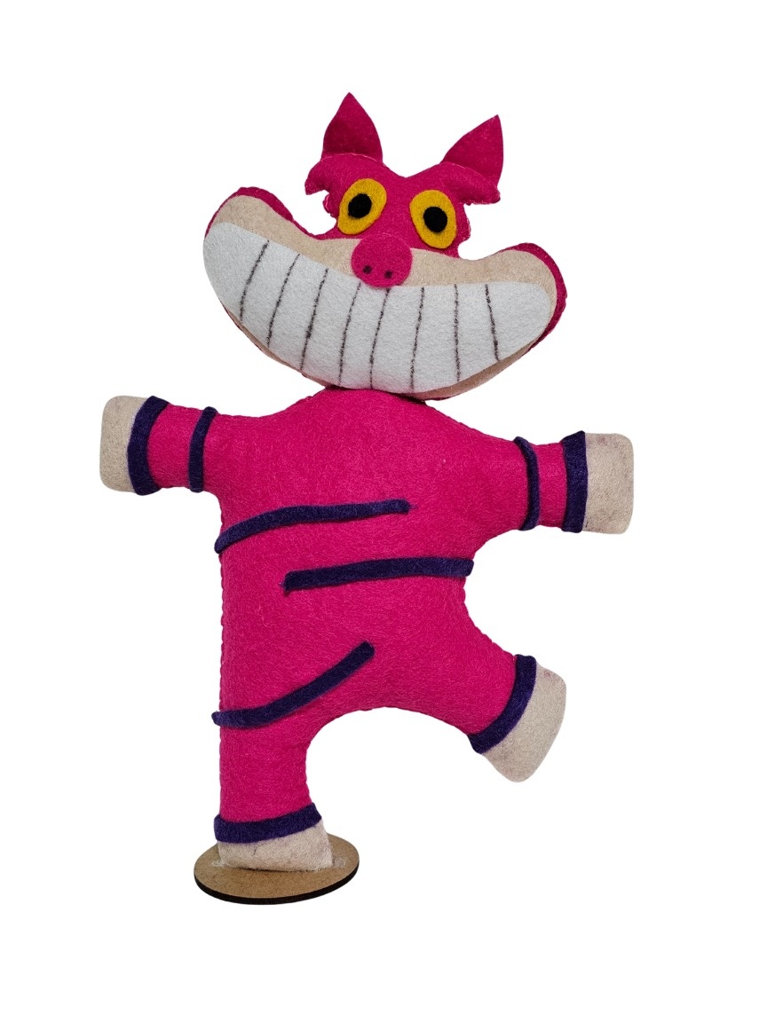 Alice (Gato Cheshire) - Feltro - Cuca Maluca Festas