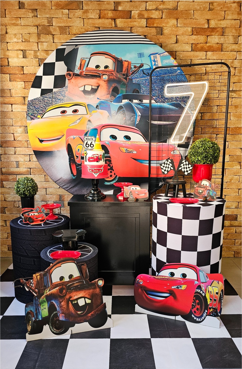 Carros Disney - Kit Ouro - Cuca Maluca Festas