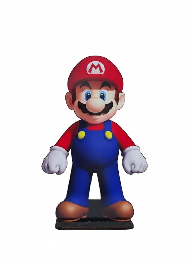 Mario Bros (Mario) - Display de Mesa - Cuca Maluca Festas