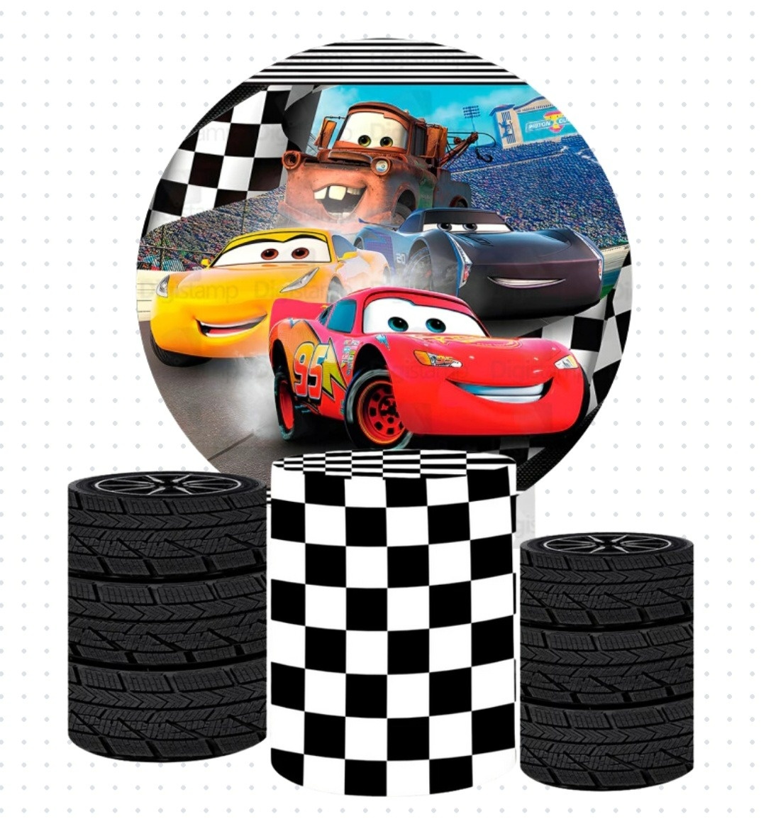 Carros - Kit de Capas  - Cuca Maluca Festas