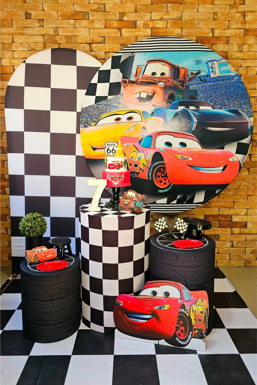 Carros Disney - Kit Prata - Cuca Maluca Festas