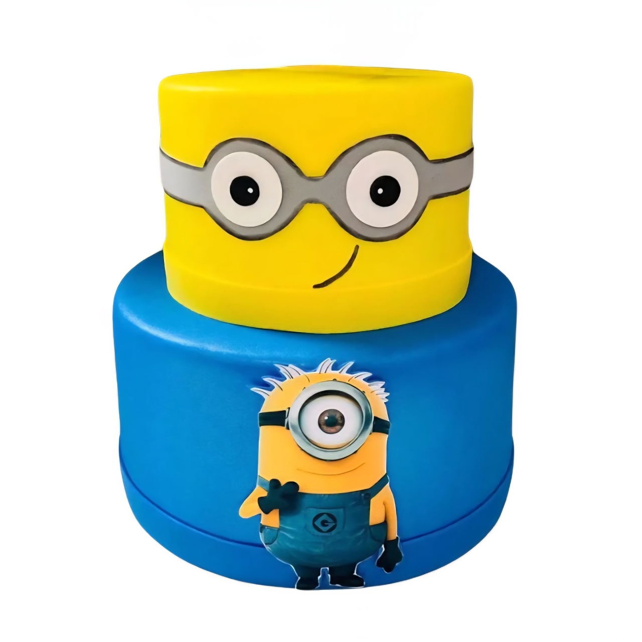 Bolo Fake Minions - Cuca Maluca Festas