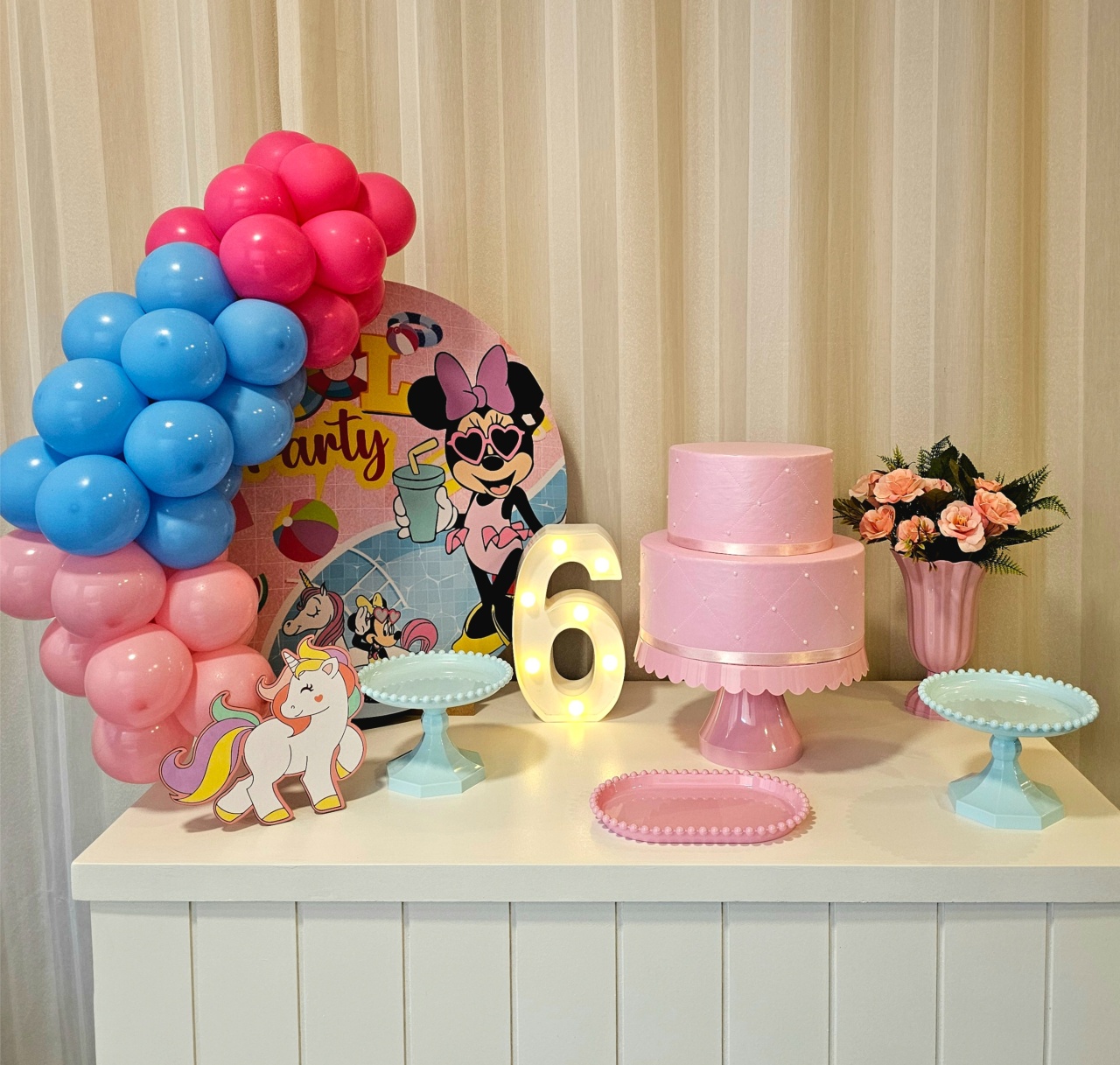 Minnie Pool Party - Mini Kit - Cuca Maluca Festas