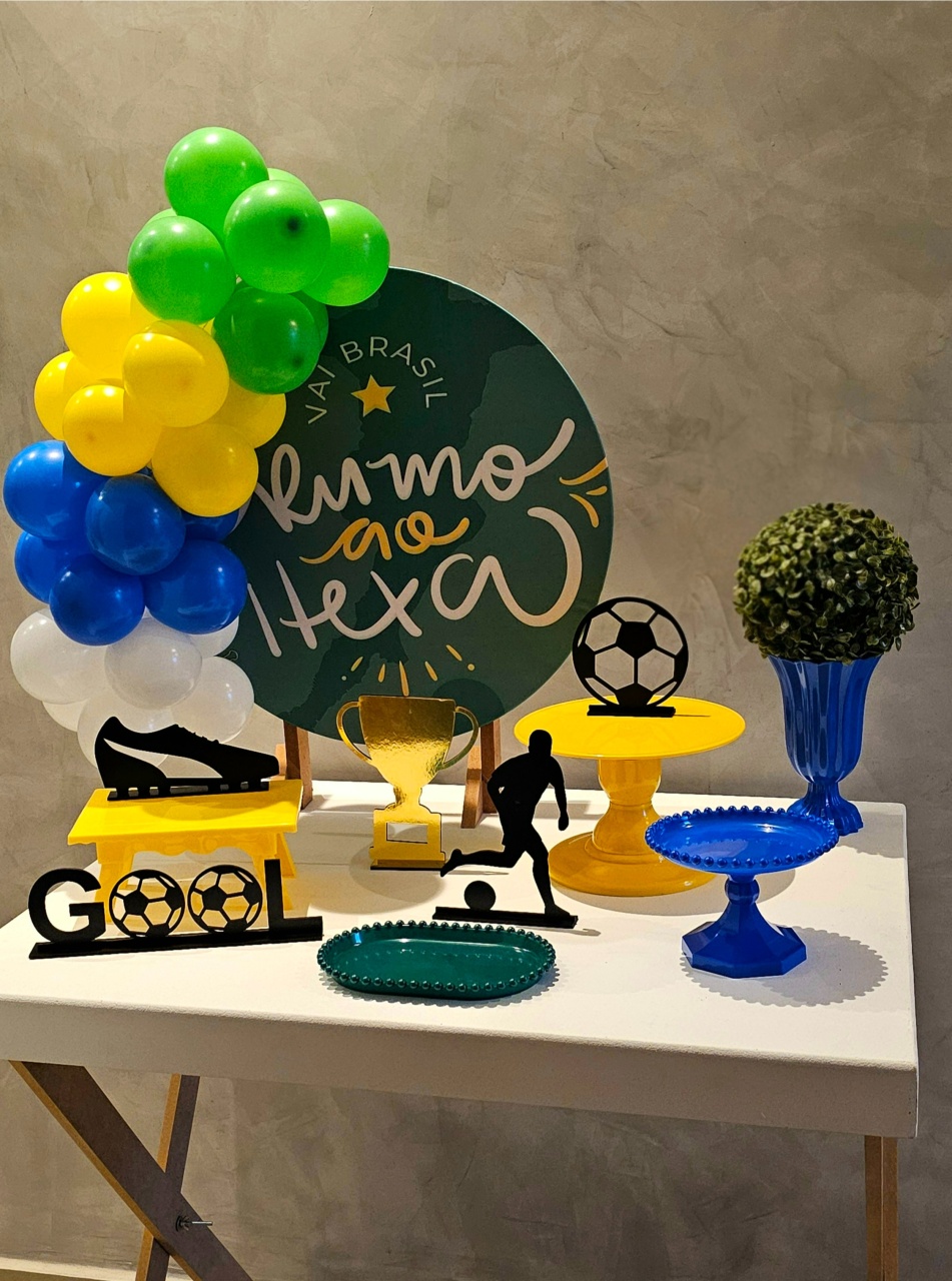 Brasil Copa Do Mundo - Mini Kit 1 - Cuca Maluca Festas