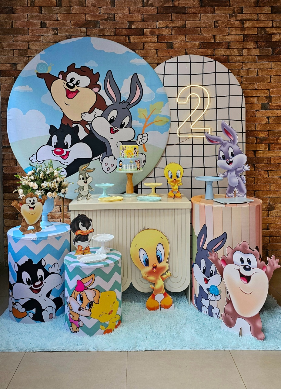 Looney Tunes - Kit 3 Ouro - Cuca Maluca Festas