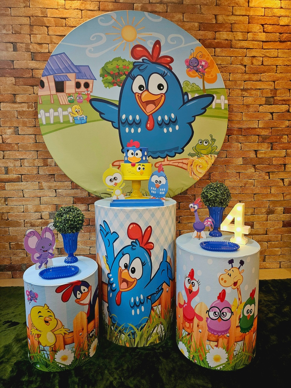 Galinha Pintadinha - Kit 1 Bronze - Cuca Maluca Festas