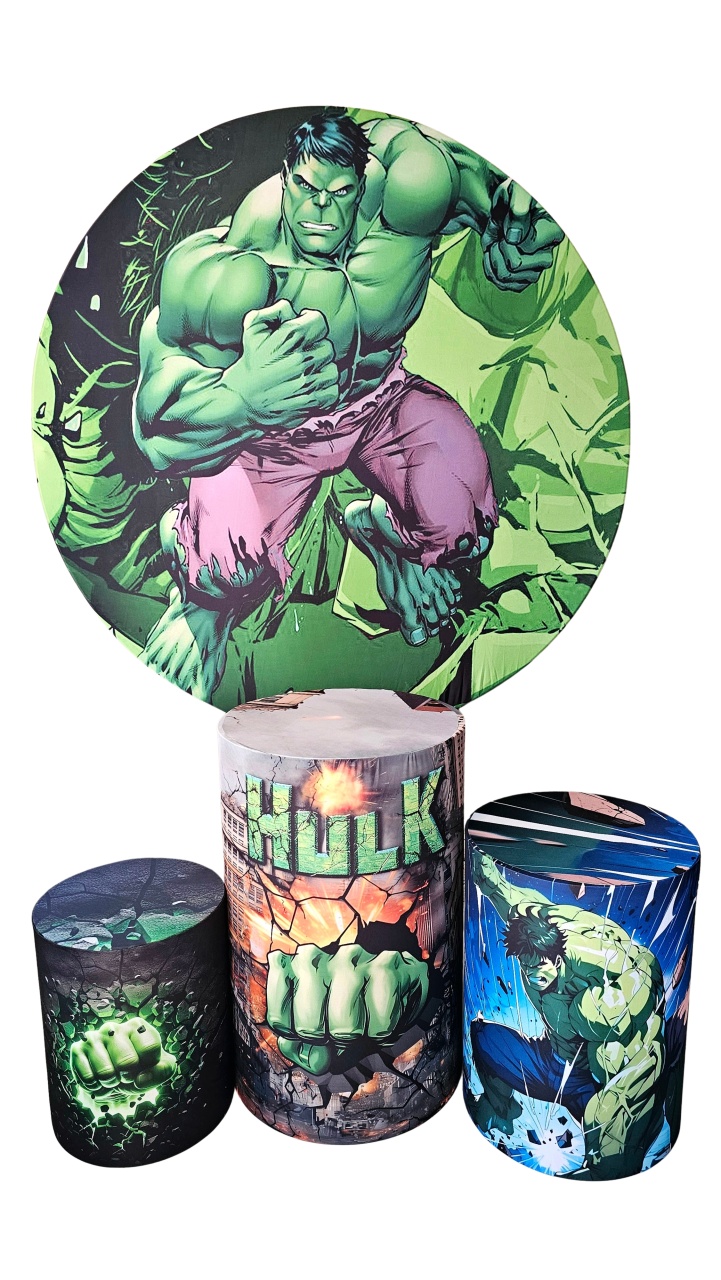 Hulk - Kit de Capas - Cuca Maluca Festas