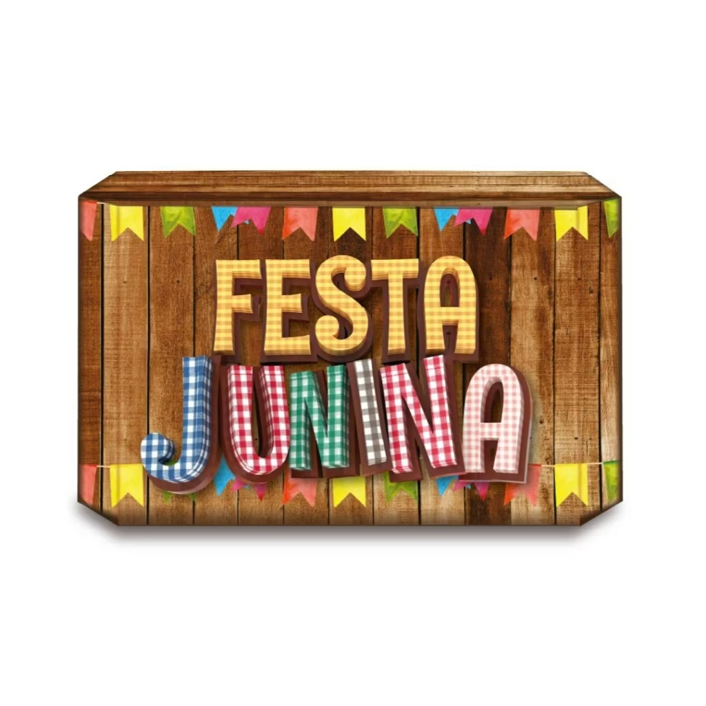 Capa Para Mesas Festa Junina (Opção 3) - Cuca Maluca Festas