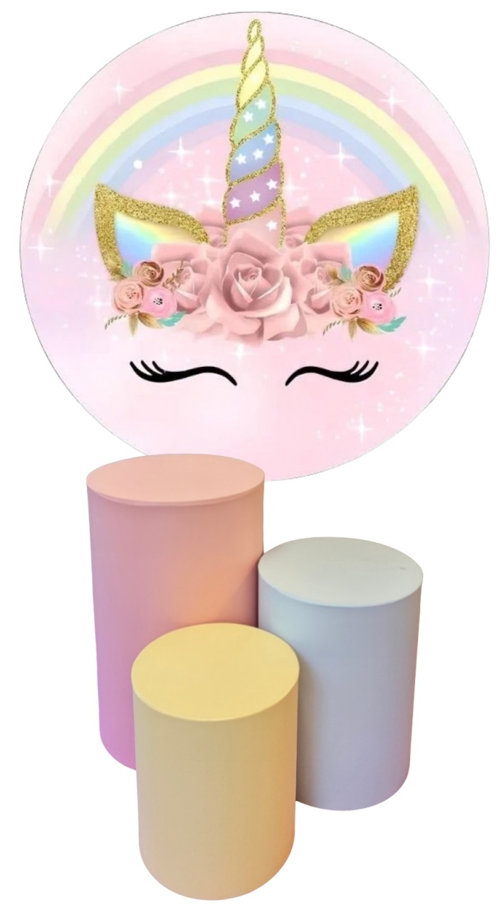 Unicórnio - Kit de Capas - Cuca Maluca Festas