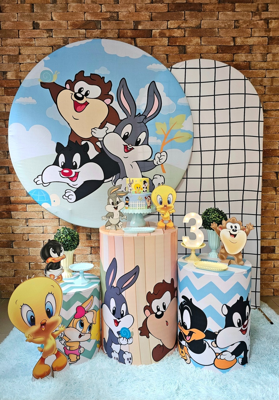 Looney Tunes - Kit 2 Prata - Cuca Maluca Festas