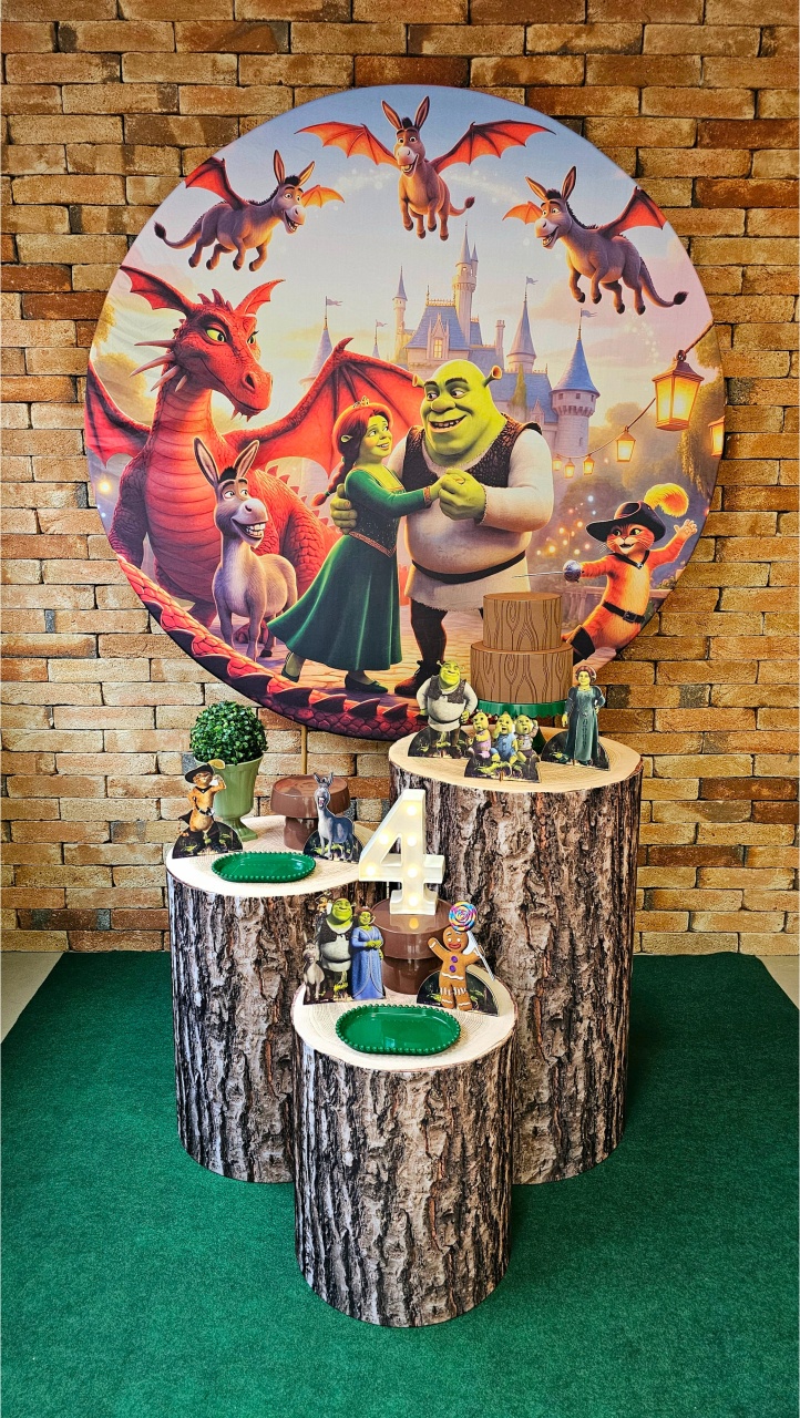 Shrek - Kit Bronze - Cuca Maluca Festas