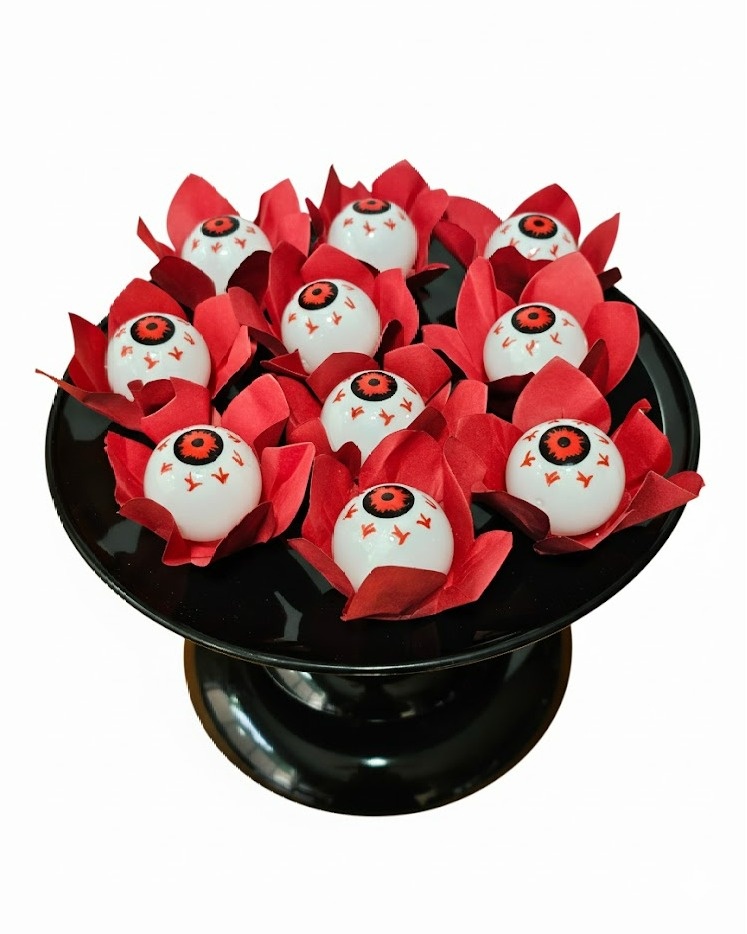 Kit 10 Olhos Em Forminhas de Doces (Halloween) - Cuca Maluca Festas