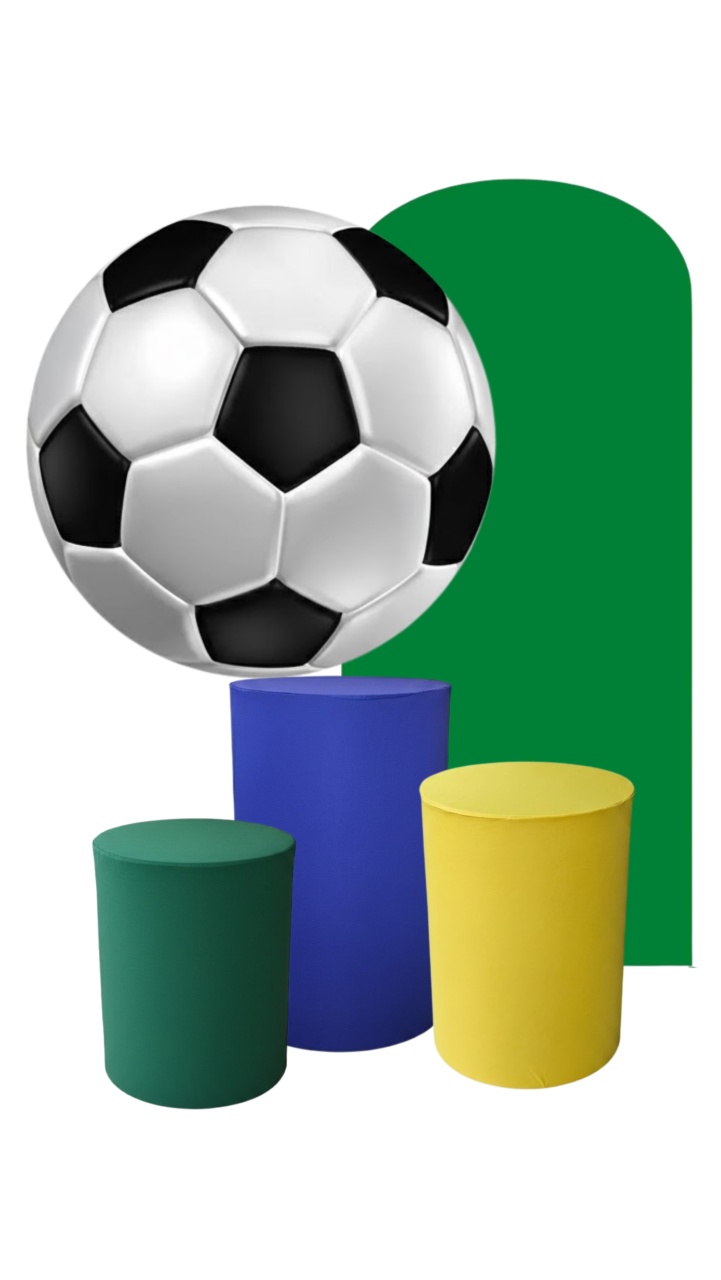 Brasil Copa Do Mundo - Kit de Capas - Cuca Maluca Festas