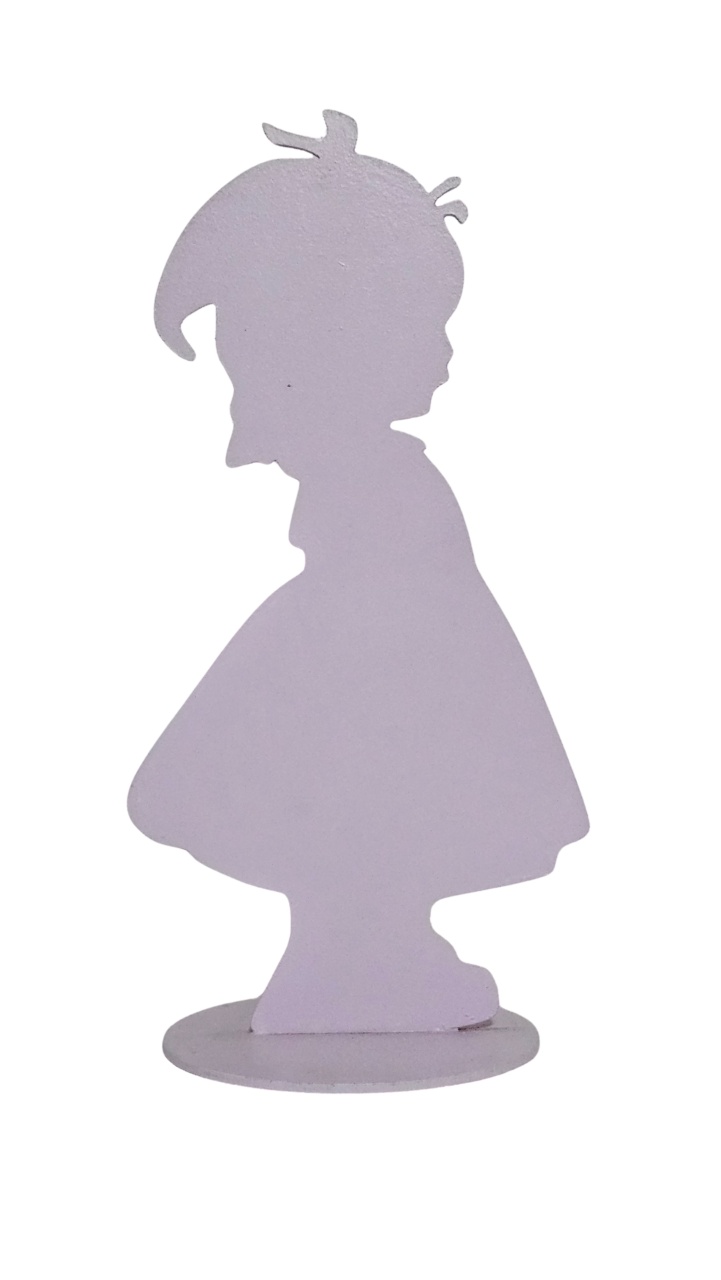 Display de Mesa Menina Lilás (Chá Revelação) - Cuca Maluca Festas